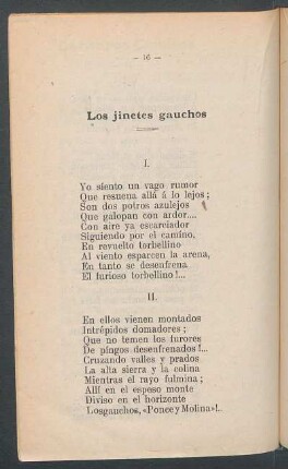 Los jinetes gauchos