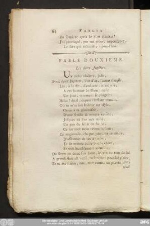 Fable Douxieme. Les deux Jupiters.