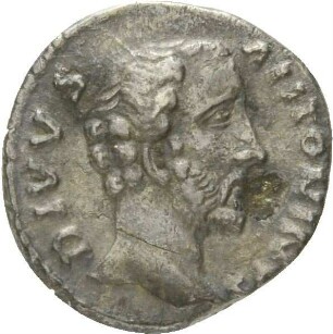 Denar des Marcus Aurelius für Antoninus Pius