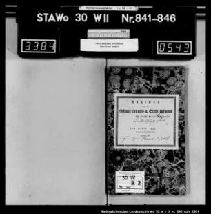 Zivilstandsregister Watzum (Kanton Schöppenstedt)