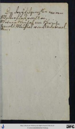 Handschriftliche Notiz.