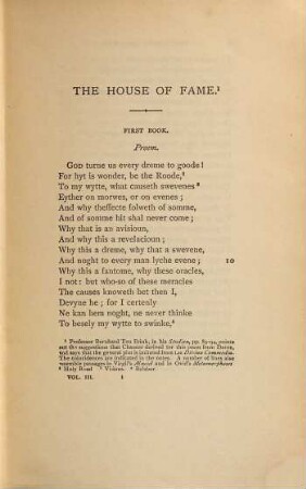 The poetical works of Geoffrey Chaucer to which are appended poems attributed to Chaucer edited by Arthur Gilman, 3