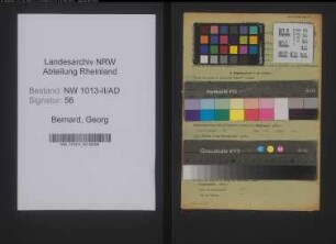 Entnazifizierung Georg Bernard , geb. 17.04.1898 (Sportlehrer)