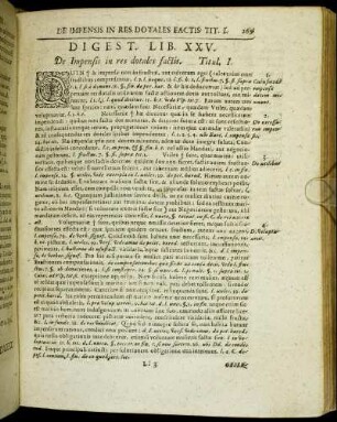 Digest. Lib. XXV. De Impensis in res dotales factis.