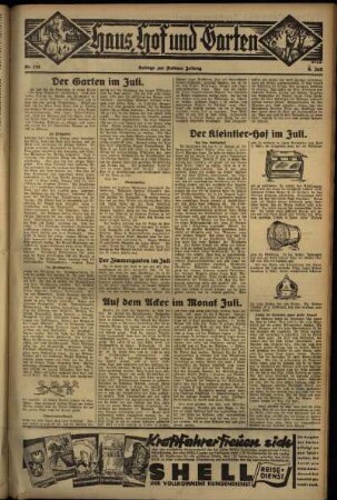 Zweite Ausgabe vom Freitag, den 06. Juli 1934.