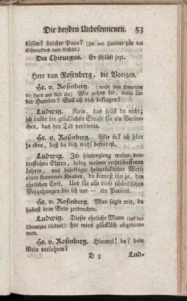 Herr von Rosenberg, die Vorigen.