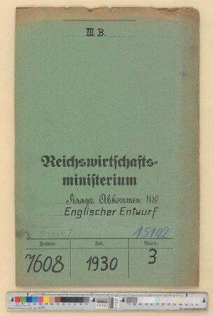 Haager Abkommen 1930: Bd. 3