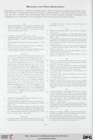Bibliografia prac Piotra Krakowskiego
