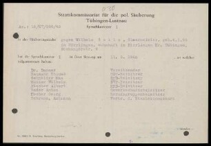 Saile, Wilhelm
