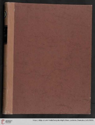 École Francaise ; Band 1: Histoire des peintres de toutes les écoles: École Francaise