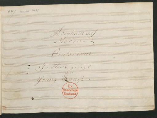 Abraham auf Moria; V (4), orch; P 47