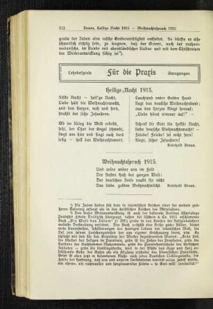Heilige Nacht 1915