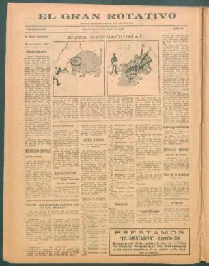El gran rotativo : Diario independiente de la mañana. - Nº8883993761823