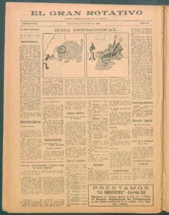 El gran rotativo : Diario independiente de la mañana. - Nº8883993761823