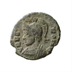 Münze, Follis, Aes 4, 330 - 331 n. Chr.