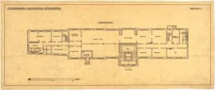 Billing, Hermann; Frankenthal, Zuckerfabrikstr.; Zuckerfabrik, Umbau Verwaltungsgebäude - Grundriss EG