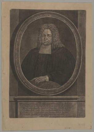 Bildnis des Bernhard Walther Marperger