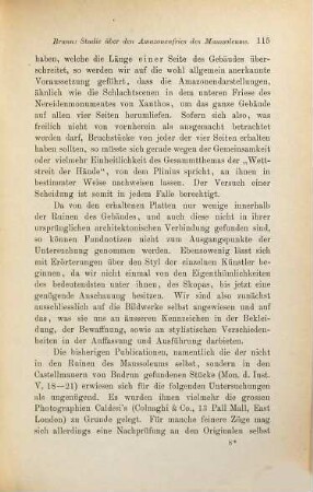 Studie über den Amazonenfries des Maussoleums