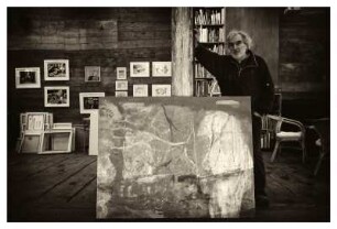 CARSTEN GILLE IN SEINEM ATELIER