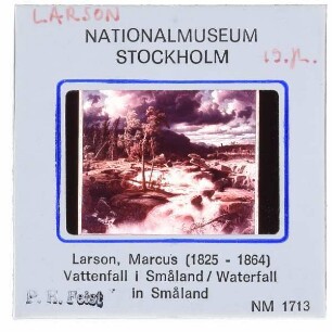 Larson, Wasserfall in Småland