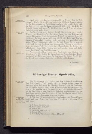 Flüssige Fette, Speiseöle