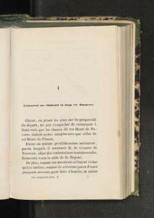 I Comment on chassait le loup en Navarre.