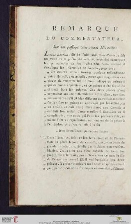 Remarque du commentateur, sur un passage concernant Héraclius