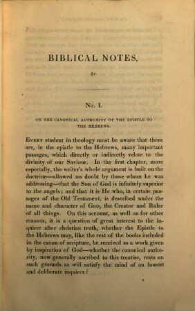 Biblical notes and dissertations : chiefly intended to confirm and illustrate the doctrine of the Deity of Christ ; with some corrections and additions