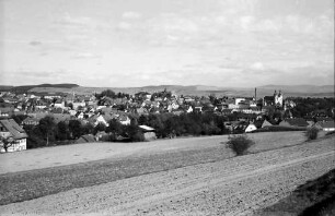 Donaueschingen: Gesamtblick von Westen
