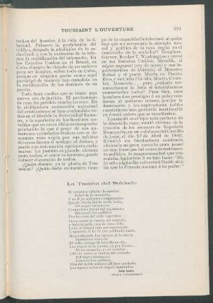 La Tumba del Soldado. [Poesía]
