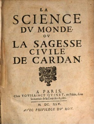 La Science du Monde