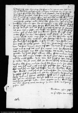 Barbara an Fürstin Margarete von Münsterberg