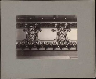 Fürstliches Hoftheater mit Konzertsaal, Gera: Detail im Konzertsaal