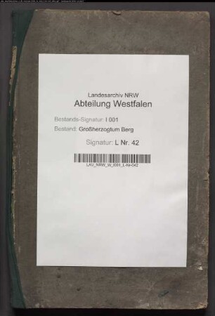 Grundsteuermutterrolle der Gemeinde Wasserkurl