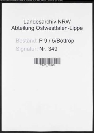 Sterberegister Standesamt Bottrop