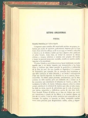 Letras argentinas