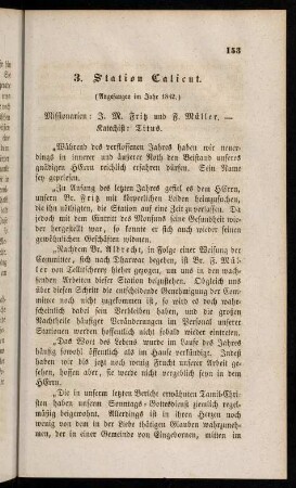 153-173, 3. Station Calicut (angefangen im Jahr 1842)