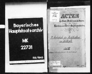 Lichtenfels. Unterricht zur Förderung der Korbflechterei (Fachschule für Korbflechterei).