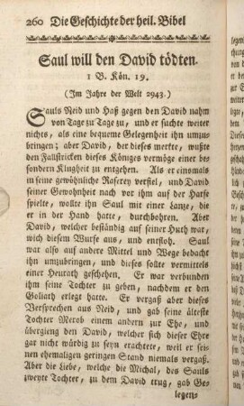 Saul will David tödten. 1 B. Kön. 19.