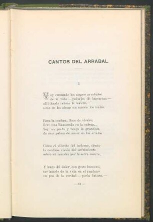 Cantos del arrabal