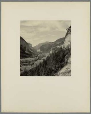 Bergkette bei Lauterbrunnen