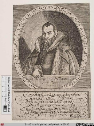 Bildnis Seth Calvisius (eig. Kallwitz) d. Ä.
