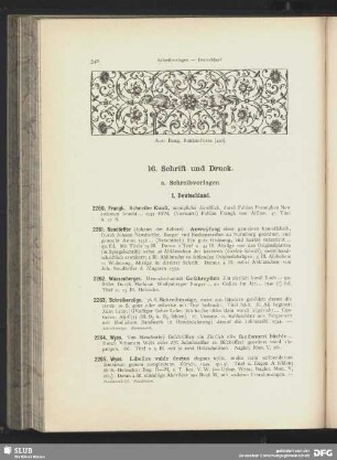 16. Schrift und Druck