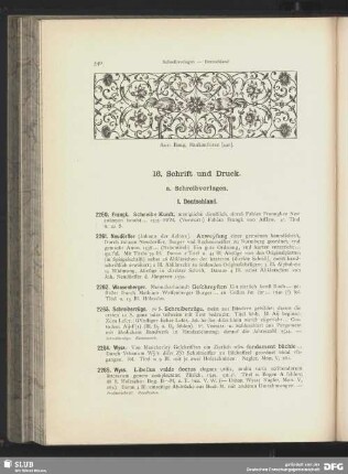 16. Schrift und Druck