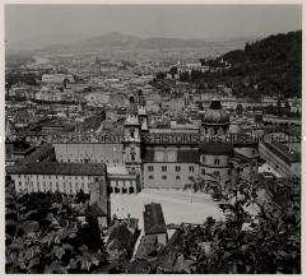 Salzburg, Blick von der Festung Hohensalzburg auf die Stadt