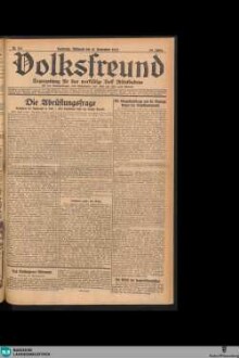 Der Volksfreund : Tageszeitung für das werktätige Volk Mittelbadens