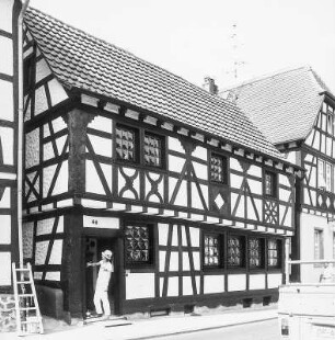 Fachwerkwohnhaus; Dreieich, Fahrgasse 46