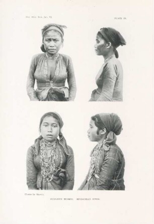 Plate IV. Subanun women. Sindangan river