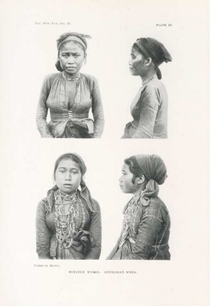 Plate IV. Subanun women. Sindangan river