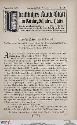 Nr. 11 (November 1917)